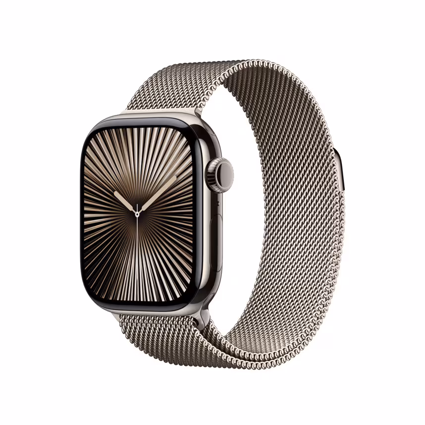 Apple Watch 42mm Milanaise Band M/L natur 