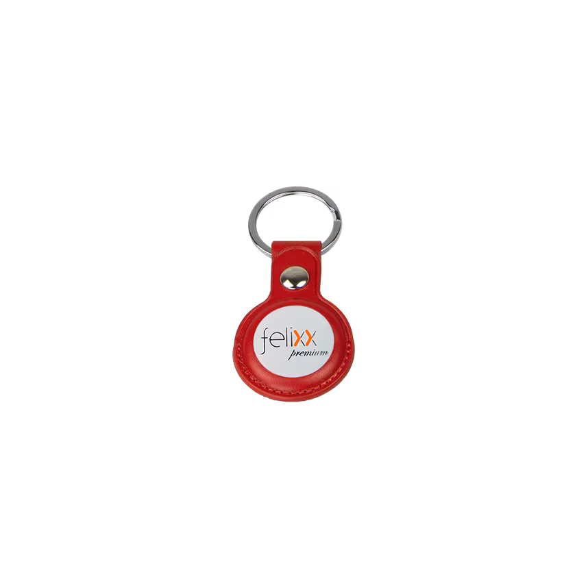 Felixx AirTag Anhänger Leder rot