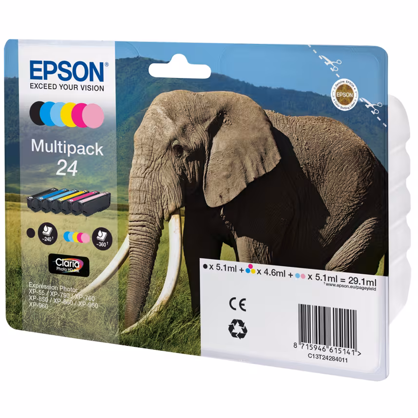 Epson 24 T2428 Tinte Multipack