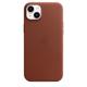 Apple iPhone 14 Plus Leder Case mit MagSafe umber