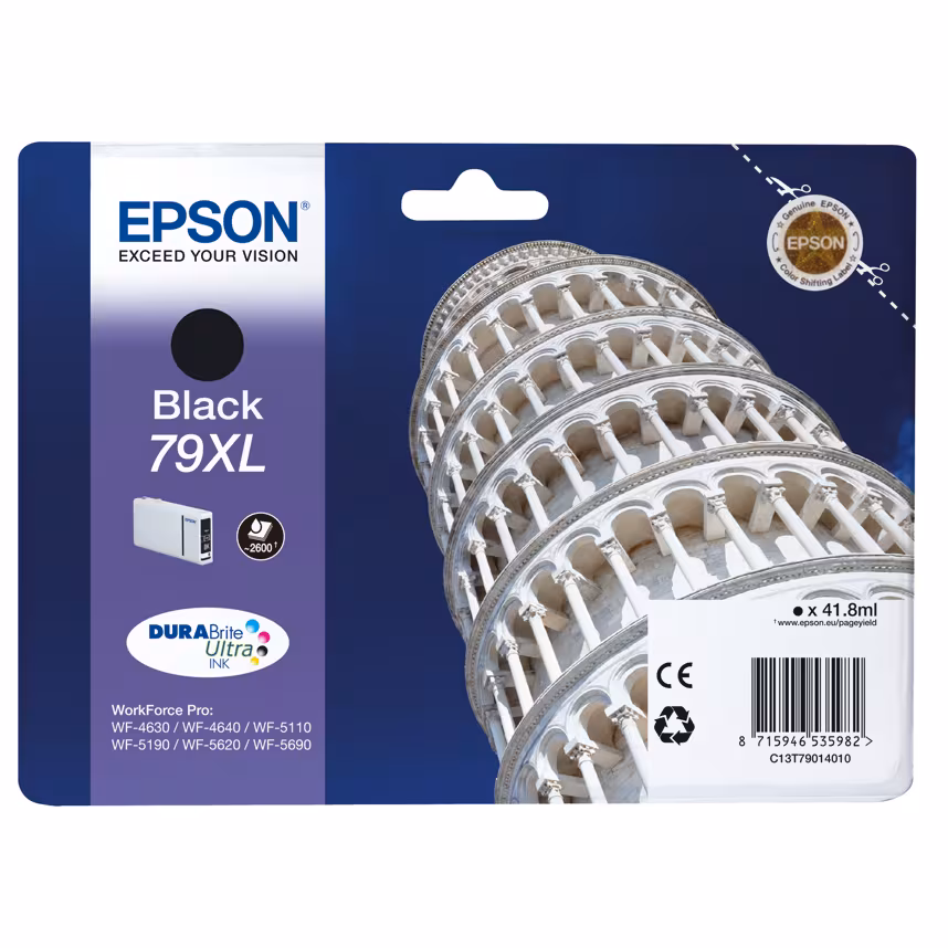 Epson 79XL T7901 Tinte Black 41,8ml