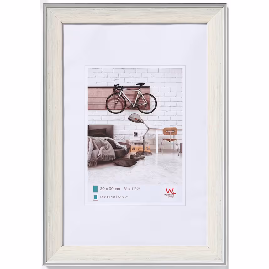 Bilderrahmen Bohemian 10x15cm Kunststoff creme