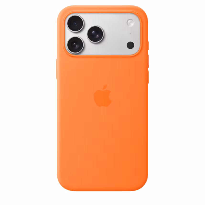 Apple iPhone 17 Pro Max Silicone Case mit MagSafe Orange