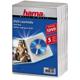 Hama 83895 DVD-Leerhülle Standard, 5er-Pack, Transparent
