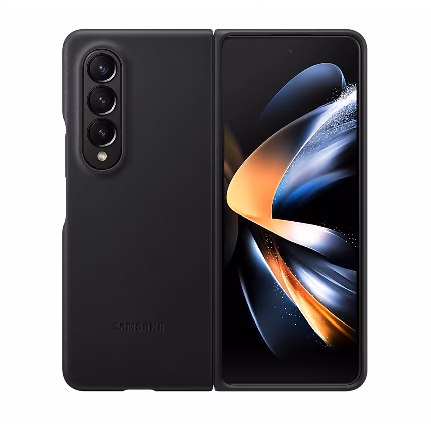 Samsung Back Leder Galaxy Z Fold4 schwarz
