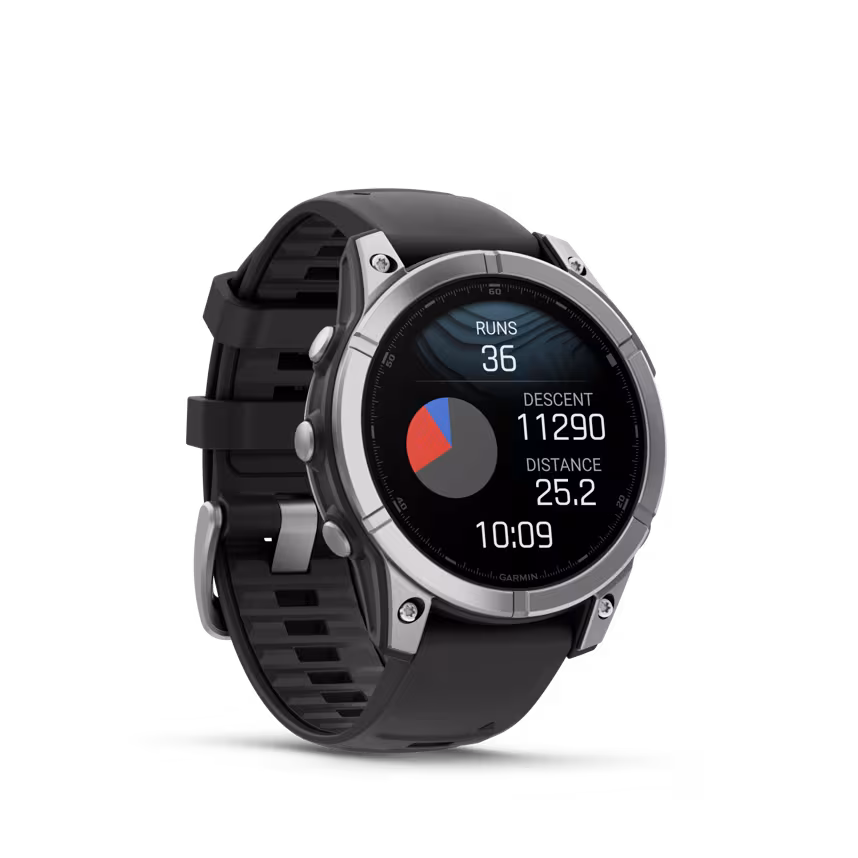 Garmin Fenix E 47mm schwarz/silber