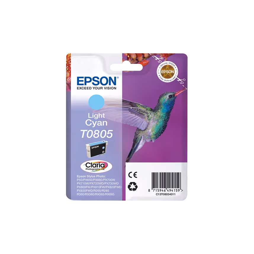 Epson T0805 Tinte Photo Light Cyan 7,4ml