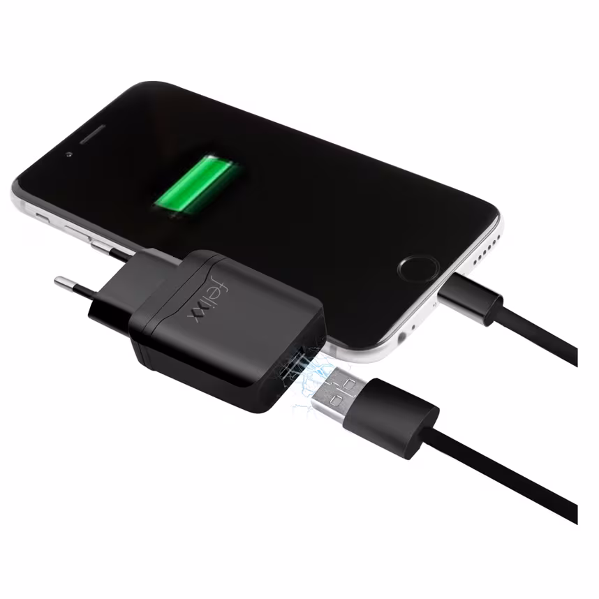 Fel Reise-Schnellladegerät Qualcomm Quick Charge USB-C