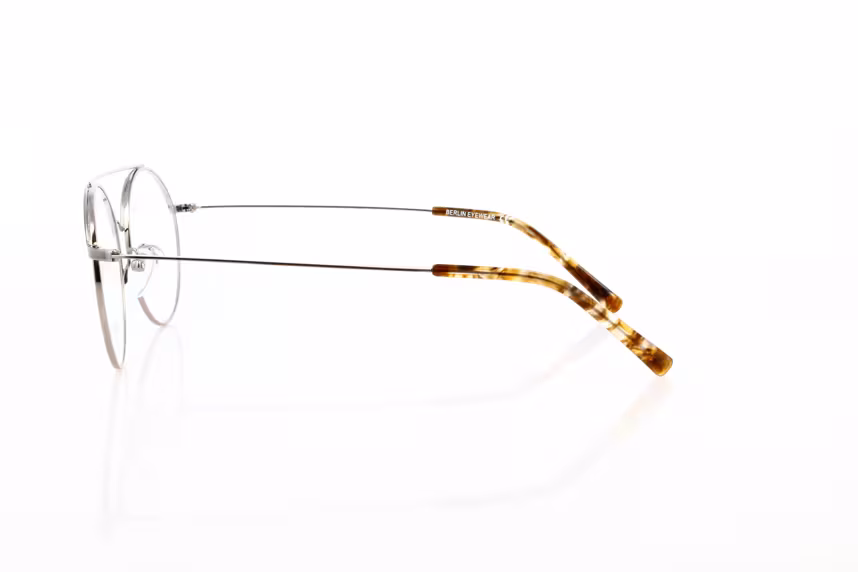 Berlin Eyewear BERE 146-1H Metallbrille Doppelsteg Rund
