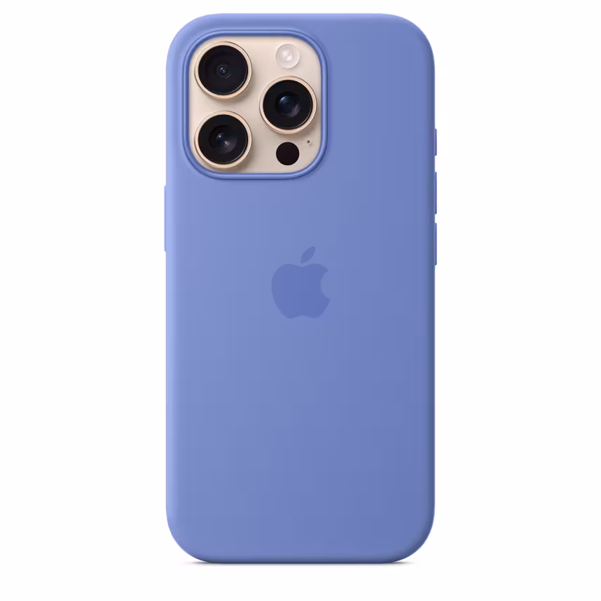 Apple iPhone 16 Pro Silikon Case mit MagSafe veilchen