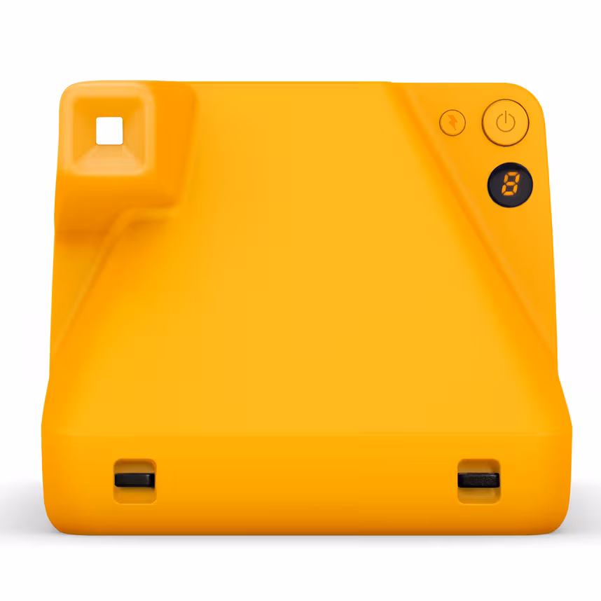 Polaroid Now gelb + Film + Tasche