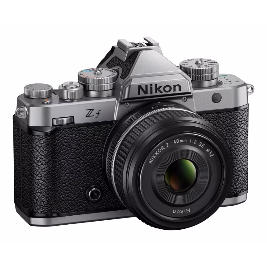 Nikon Z f silber + Z 40/2,0 + promo Case