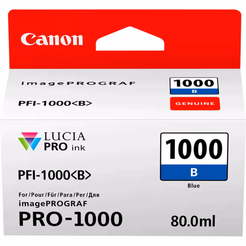 Canon PFI1000B blue imagePrograf Pro 1000