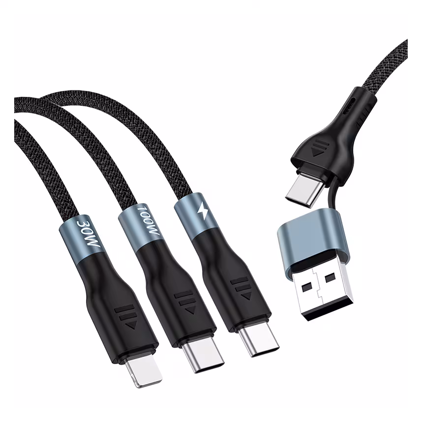 Felixx Daten-/Ladekabel 6-in-1 100W Nylon