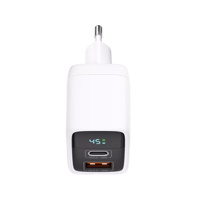 Felixx LED Display 45W Travel Charger Wei&szlig;