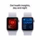 Apple Watch SE LTE 40mm silver Alu Case + blue Loop