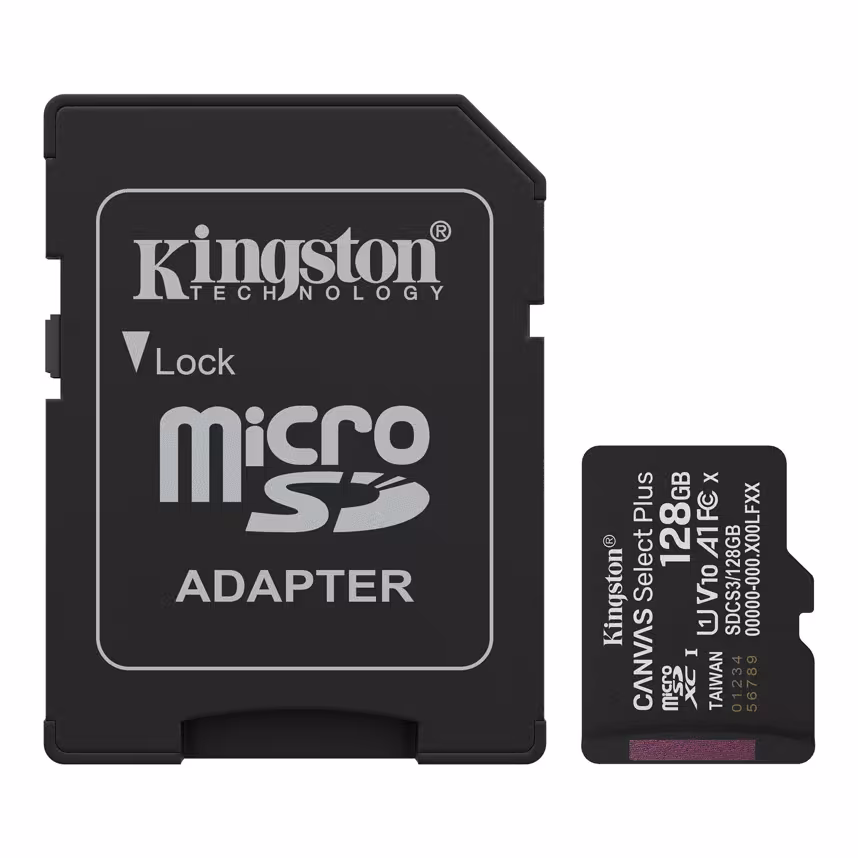 Kingston mSDXC 128GB Canvas Select Plus