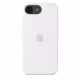 Apple iPhone 16e Silikon Case weiß