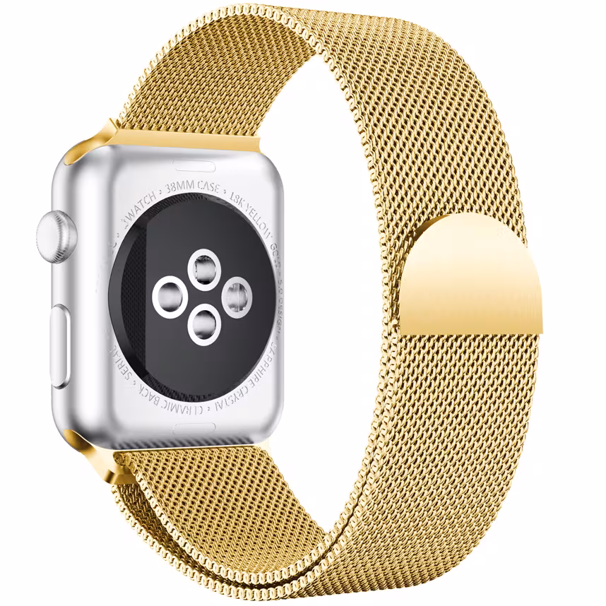 Felixx Smartwatcharmband Edelst.Milanaise Gold 38/40 iWatch
