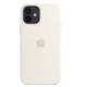 Apple iPhone 12/12 Pro Silikon Case mit MagSafe weiß