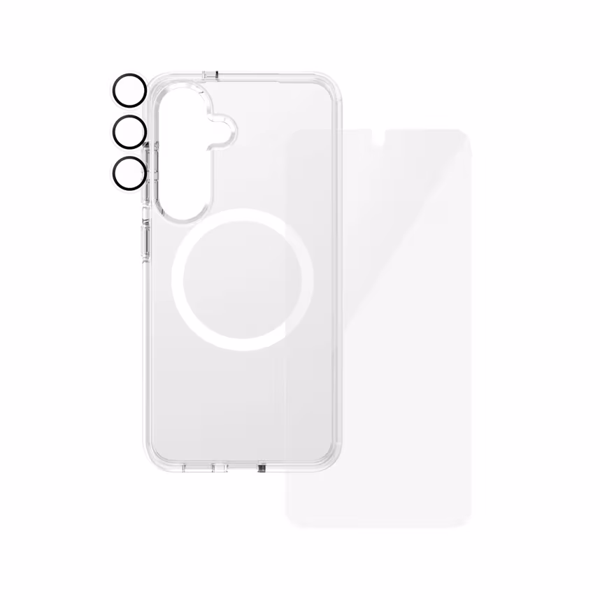 CARE PanzerGlass Flagship 3-in-1 Bundle Galaxy S25