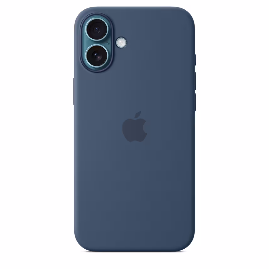  Apple iPhone 16 Plus Silikon Case mit Magsafe denim 