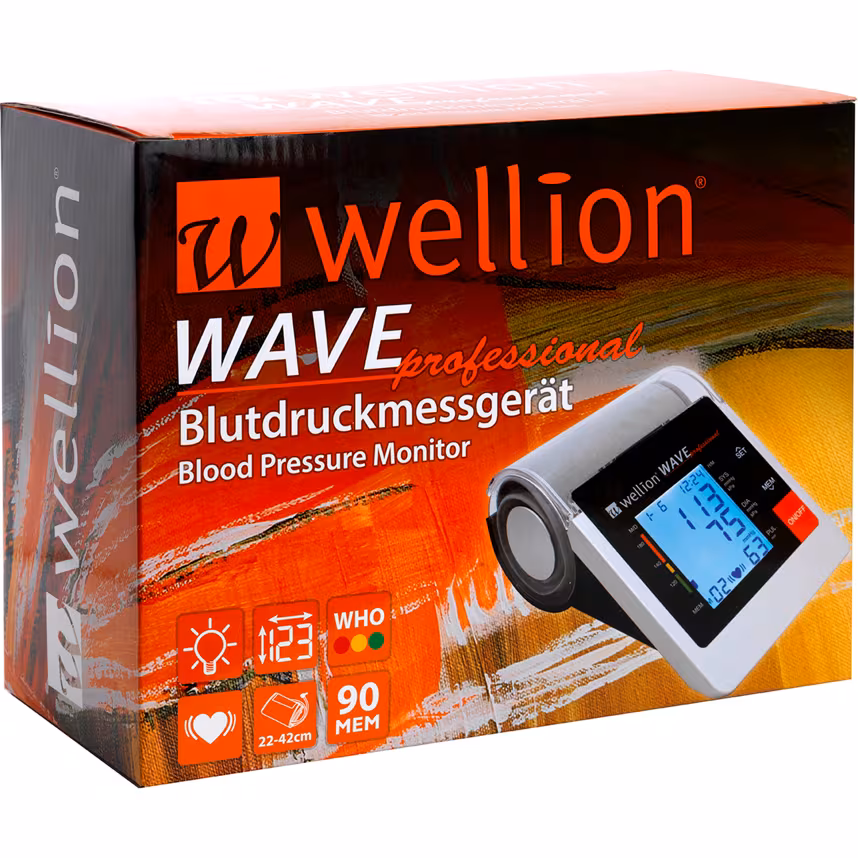 Wellion Wave Professional Blutdruckmessgerät Oberarm