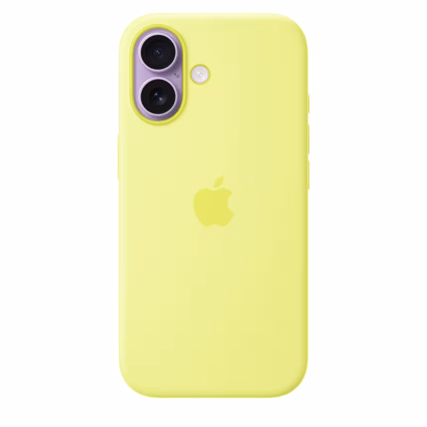 Apple iPhone 17 Silicone Case mit MagSafe Neon Yellow