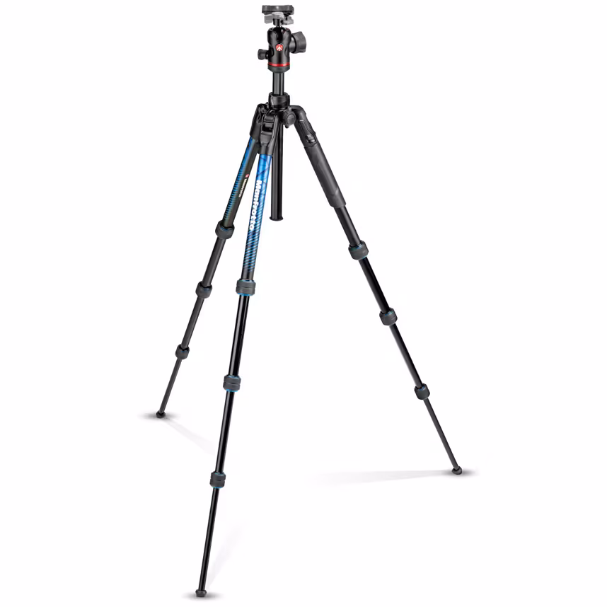 Manfrotto Befree Advanced Alu Reisestativ Kit Twist blau