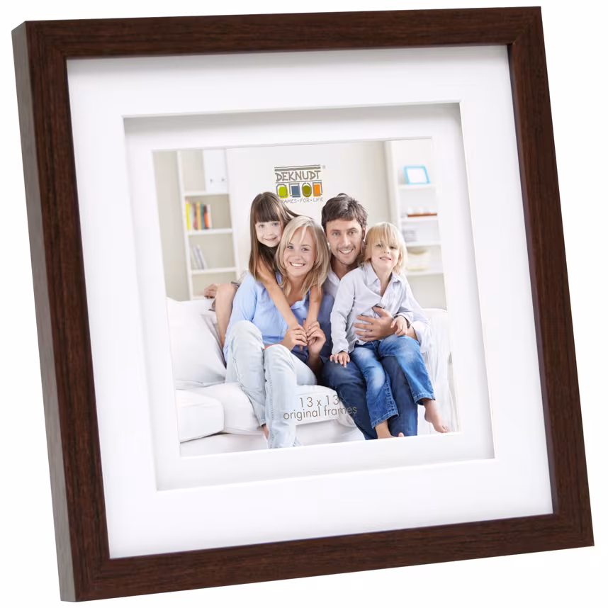 Bilderrahmen Deknudt 15x20cm Holz braun S65KQ1