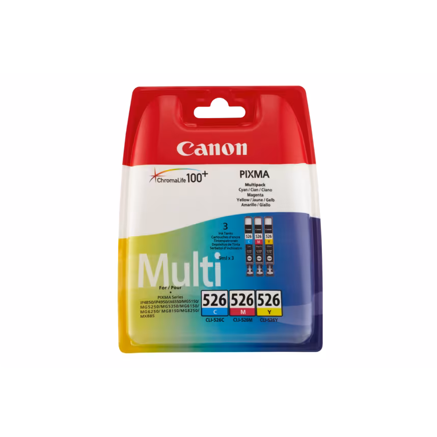 Canon CLI-526CMY Tinte color