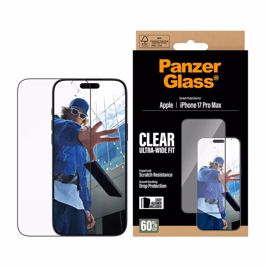 
PanzerGlass Screen Protector Apple iPhone 17 Pro Max