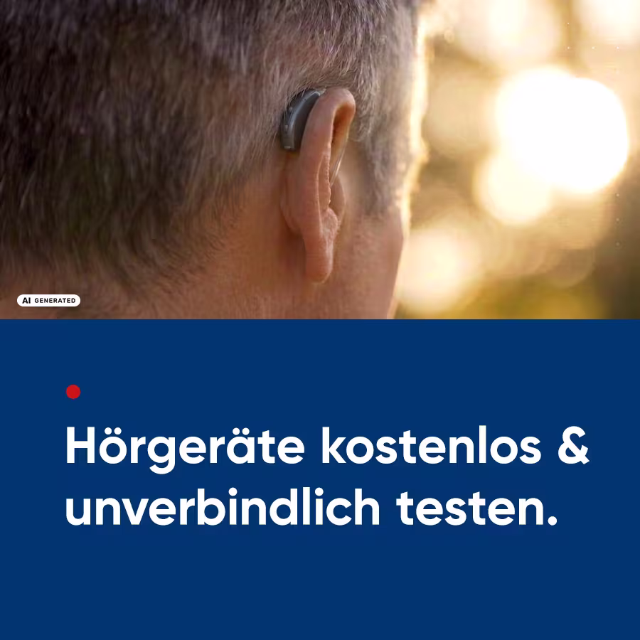 H&ouml;rger&auml;te kostenlos & unverbindlich testen. Probetragen. 