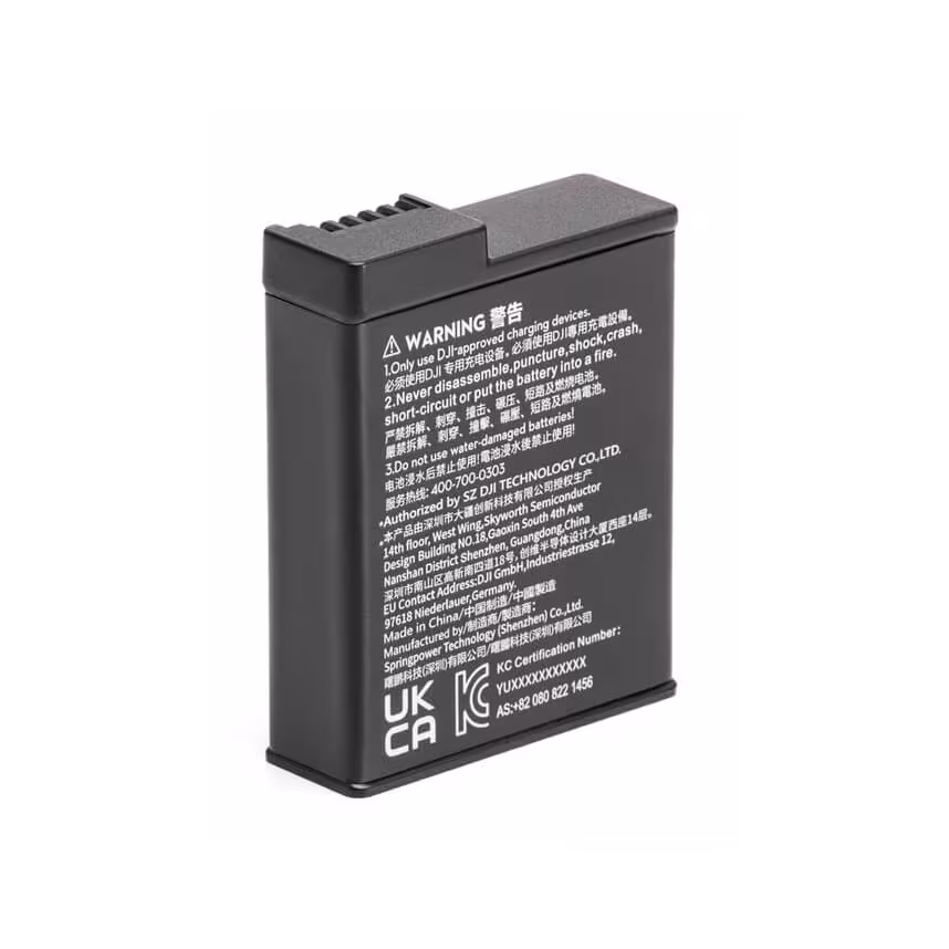 DJI Osmo Action 3 Extremer Akku