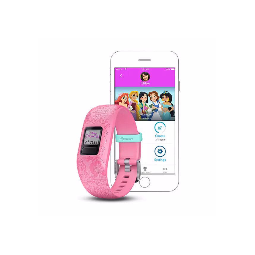 Garmin vivofit Jr.2 Silikonersatzband Disney Prinzessin rosa