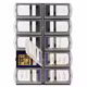 Hama Speicherkarten Box schwarz/transparent
