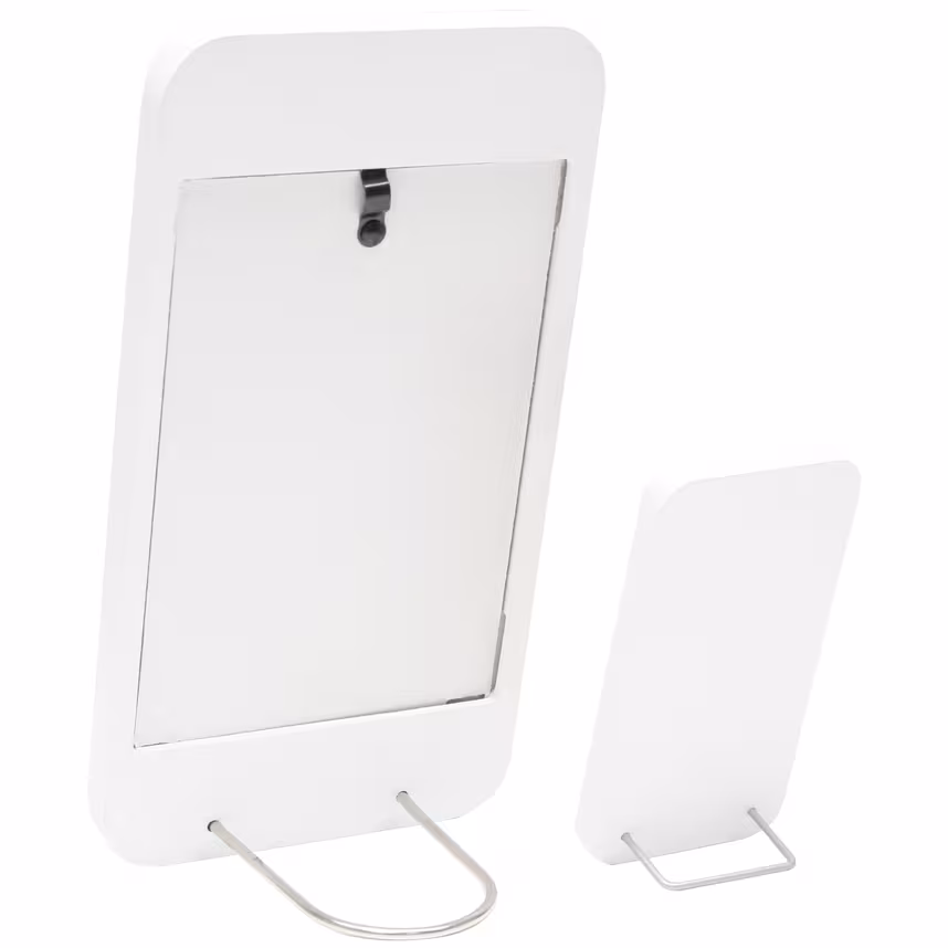 Bilderrahmen Deknudt 10x15cm Mobilfunk Kunststoff weiß S66RL