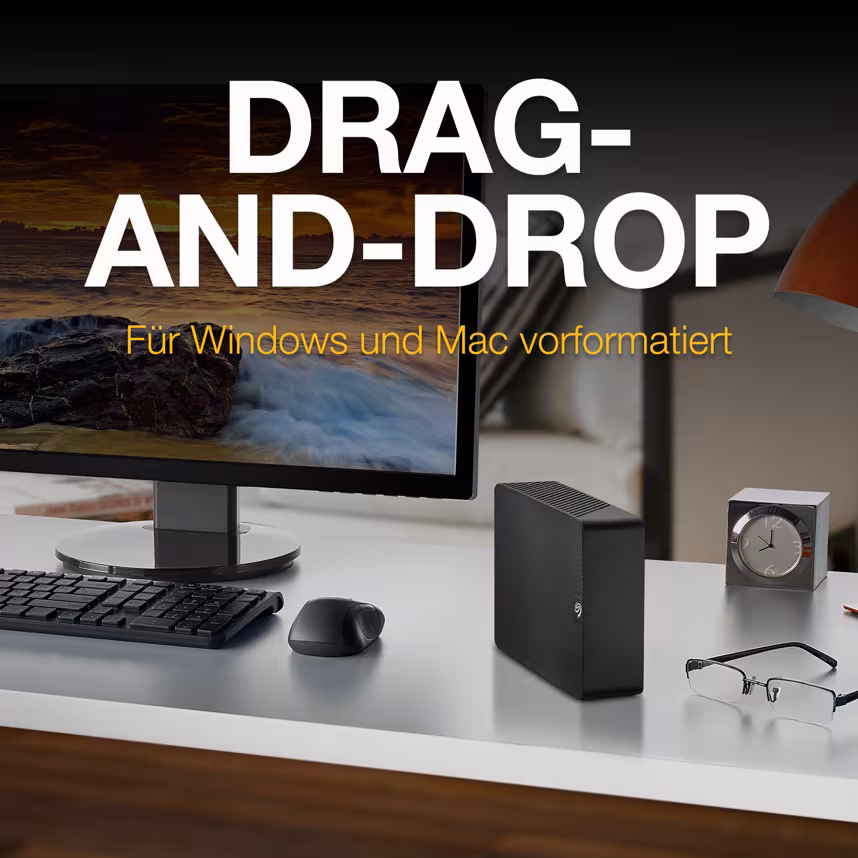 Seagate EXpansion Desktop 8TB, schwarz, 3.5