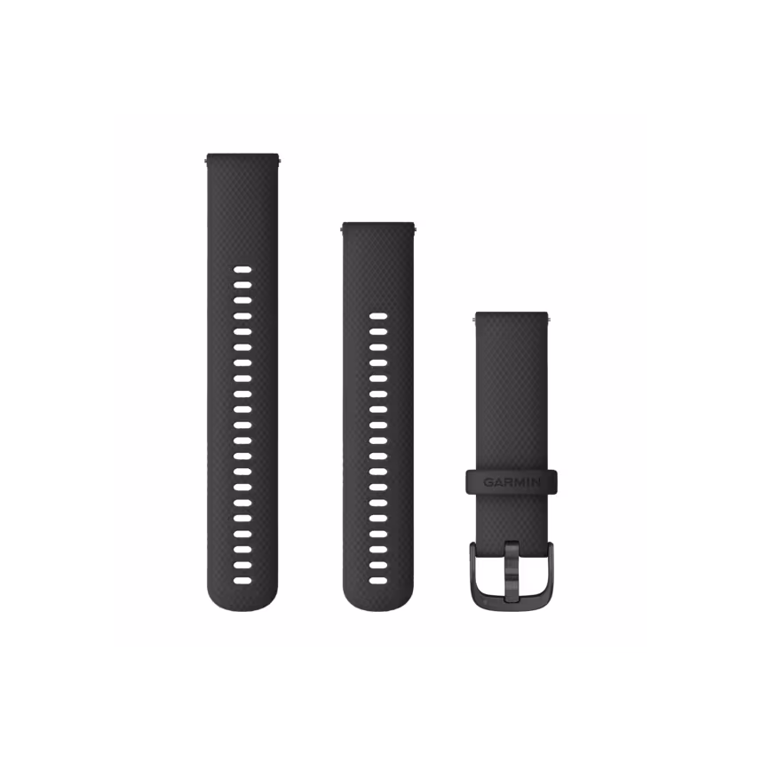 Garmin Schnellwechsel Armband Silikon 22mm Schwarz