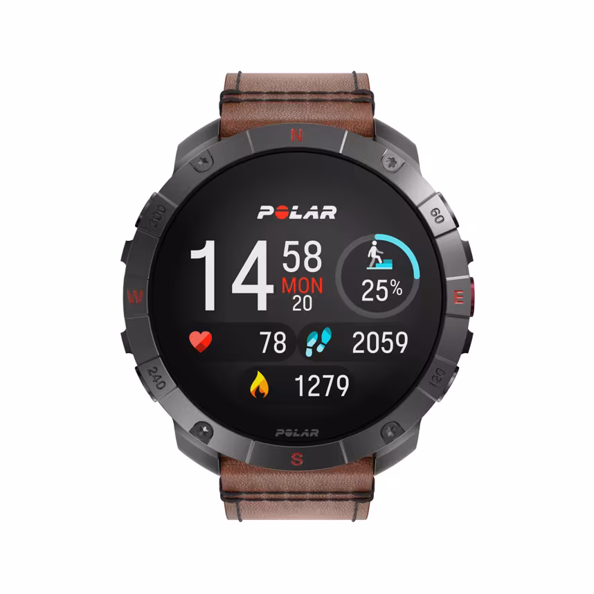 Polar Grit X2 Pro Leder bronze M/L