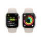 Apple Watch S9 GPS+Cellular Alu 41mm Sportb. S/M polarstern