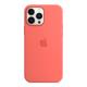 Apple iPhone 13 Pro Max Silikon Case mit MagSage pink pamelo