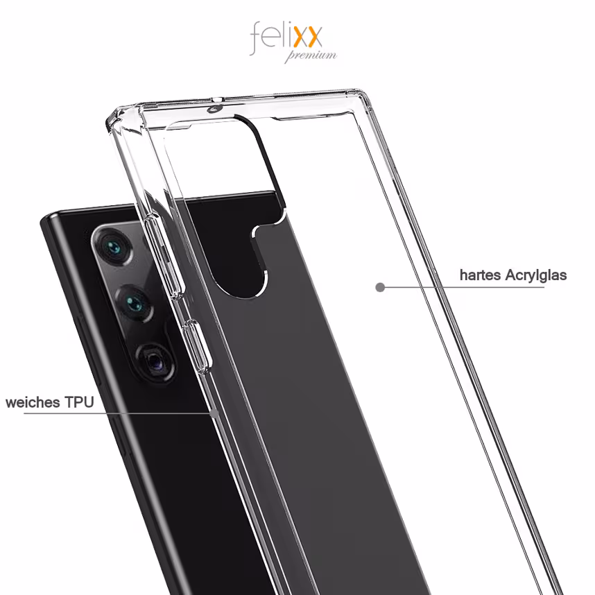 Felixx Back Hybrid Samsung Galaxy S22 Ultra clear