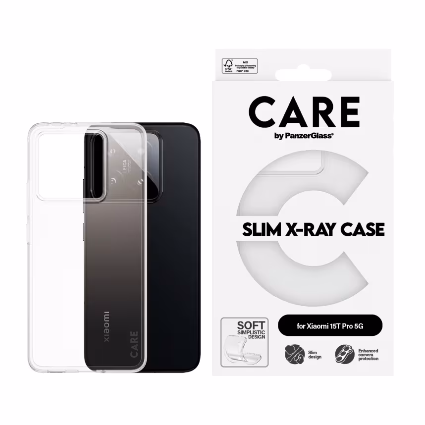 PanzerGlass Back Care X-Ray Xiaomi 15T Pro 5G Clear