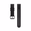 Polar Armband 20mm M/XL leder schwarz/rot 