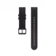 Polar Armband 20mm M/XL leder schwarz/rot 