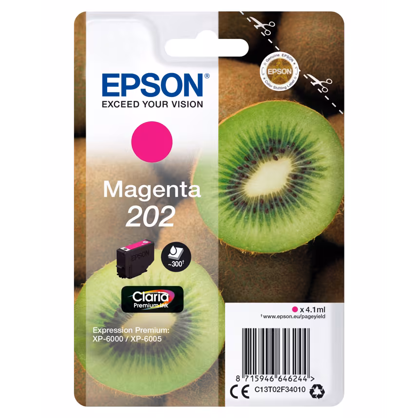 Epson 202 T02F1 Tinte Photo Black 4,1ml
