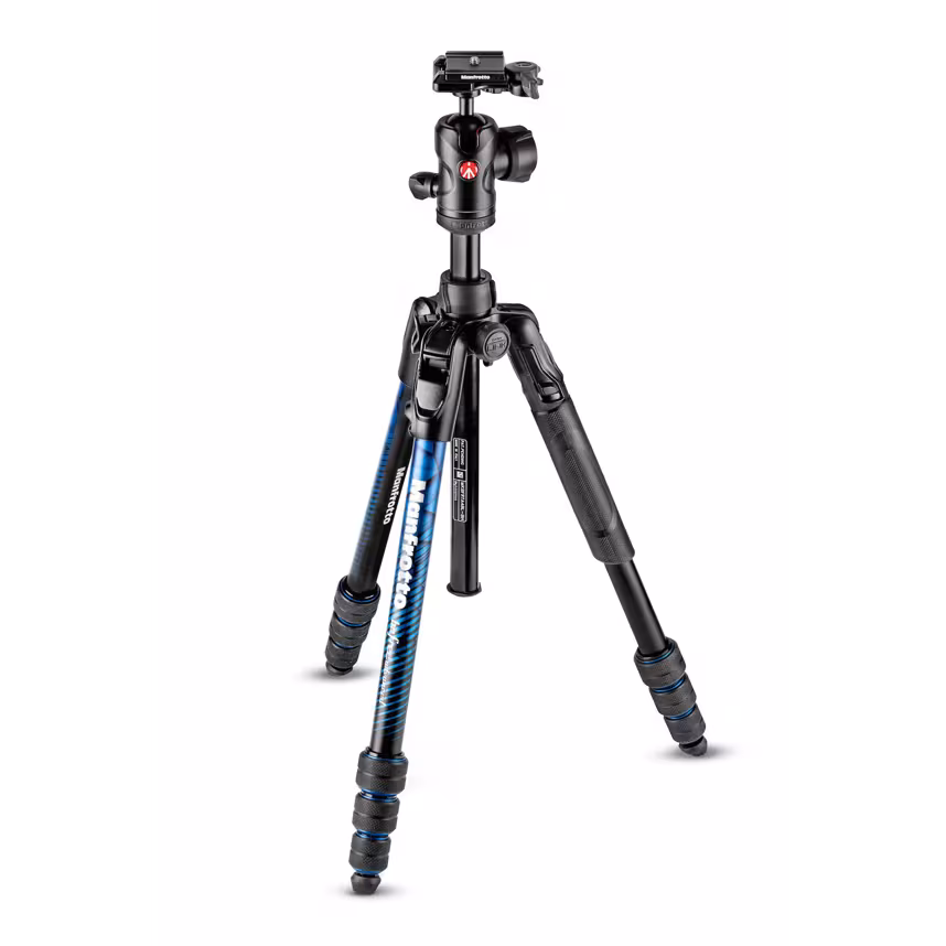 Manfrotto Befree Advanced Alu Reisestativ Kit Twist blau