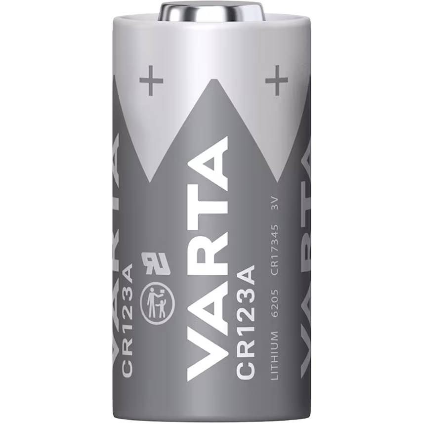 Varta 6205 CR123A Lithium Cylindrical 3V