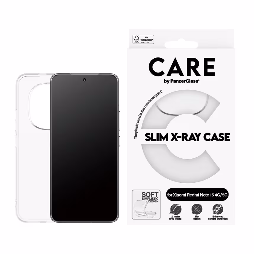 PanzerGlass CARE Ultra-Wide Fit Back Xiaomi Redmi Note 15 4G/5G